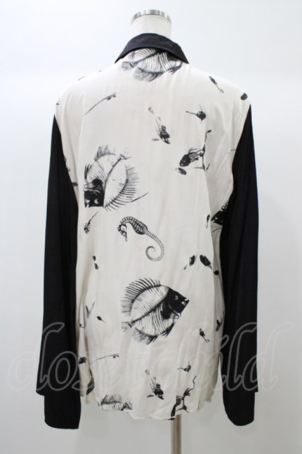 画像2: IRO+IRO / ボウタイブラウス Free オフ H-25-12-24-045-LO-BL-NS-ZH (2)