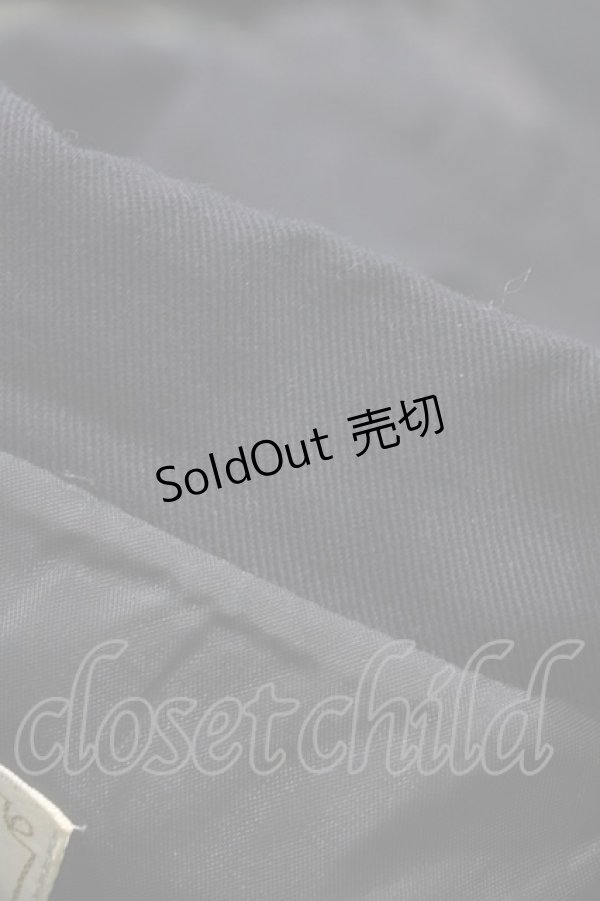 画像5: metamorphose / 刺繍入りケープ付スプリングコート Free ブラック H-25-12-24-049-ME-CO-NS-ZH (5)