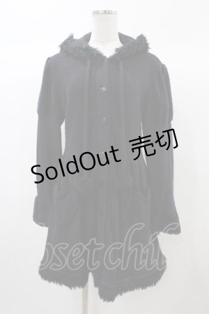 画像: BABY,THE STARS SHINE BRIGHT / うさみみコートワンピース Free ブラック H-25-12-24-051-BA-OP-NS-ZH