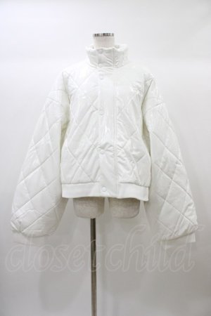 画像: Favorite / さろきちさんコラボグッズ エナメル ・キルティング・ブルゾン Free オフ H-25-12-24-055-LO-JA-NS-ZH