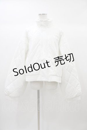 画像: Favorite / さろきちさんコラボグッズ エナメル ・キルティング・ブルゾン Free オフ H-25-12-24-055-LO-JA-NS-ZH