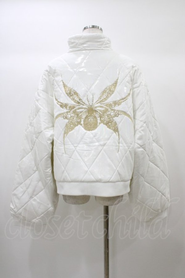 画像2: Favorite / さろきちさんコラボグッズ エナメル ・キルティング・ブルゾン Free オフ H-25-12-24-055-LO-JA-NS-ZH (2)