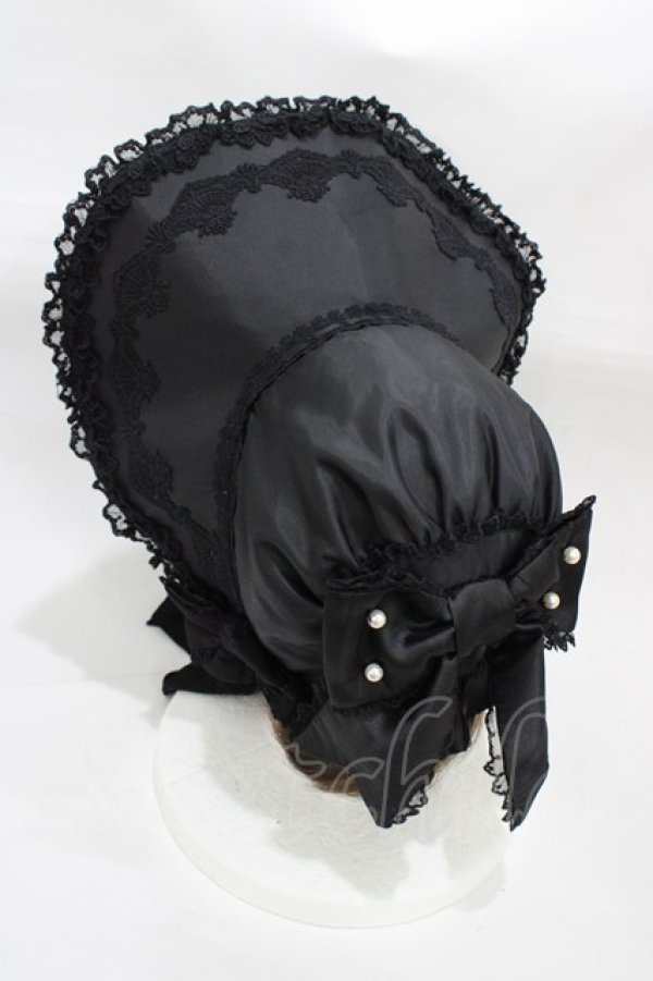 画像2: Angelic Pretty / Twinkle Princessボンネット  ブラック H-25-12-24-008-AP-AC-NS-ZH (2)