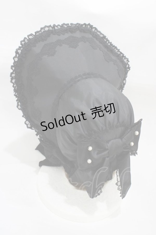 画像2: Angelic Pretty / Twinkle Princessボンネット  ブラック H-25-12-24-008-AP-AC-NS-ZH (2)