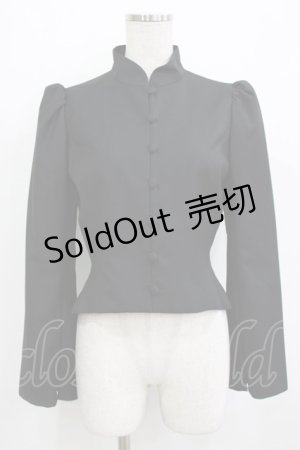 画像: Sheglit / スタンドカラーショートジャケット M 黒 H-25-12-24-1021-EL-JA-KB-ZH