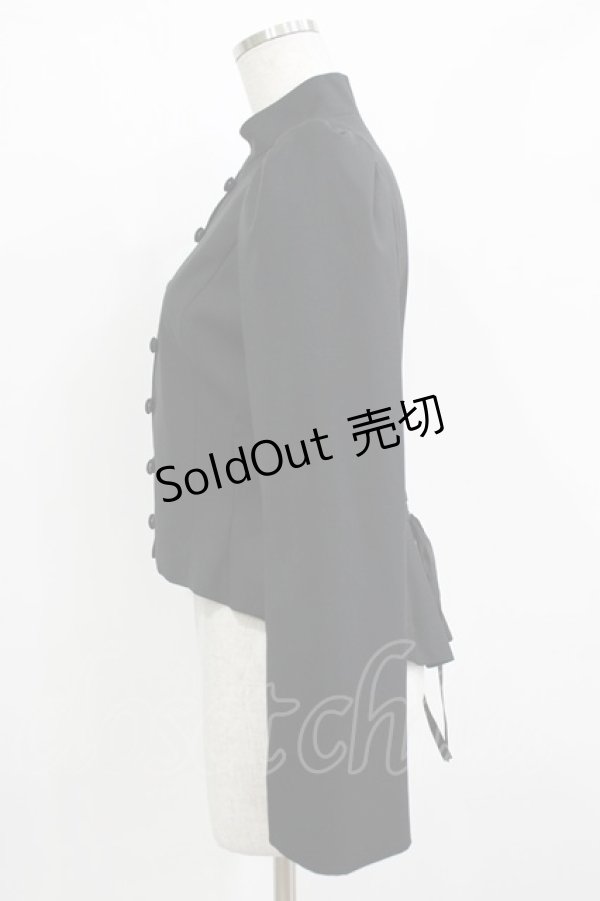 画像2: Sheglit / スタンドカラーショートジャケット M 黒 H-25-12-24-1021-EL-JA-KB-ZH (2)