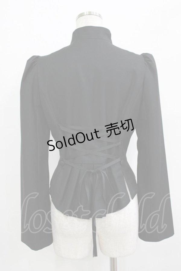 画像3: Sheglit / スタンドカラーショートジャケット M 黒 H-25-12-24-1021-EL-JA-KB-ZH (3)