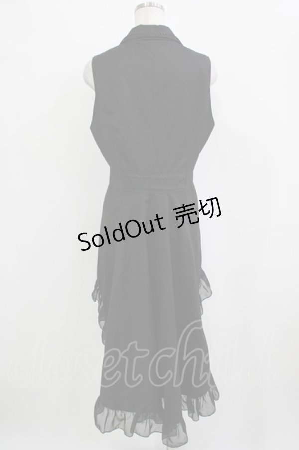 画像3: BPN / フィッシュテールフリルベスト M 黒 H-25-12-24-1022-GO-TO-KB-ZH (3)