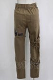 画像3: NieR Clothing / ベルトジップパンツ  カーキ H-25-12-24-1026-PU-PA-KB-ZH (3)