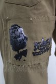 画像4: NieR Clothing / ベルトジップパンツ  カーキ H-25-12-24-1026-PU-PA-KB-ZH (4)