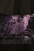 画像4: NieR Clothing / インパン付きフリルスカート【彼岸花】  黒×紫 H-25-12-24-1027-PU-PA-KB-ZH (4)