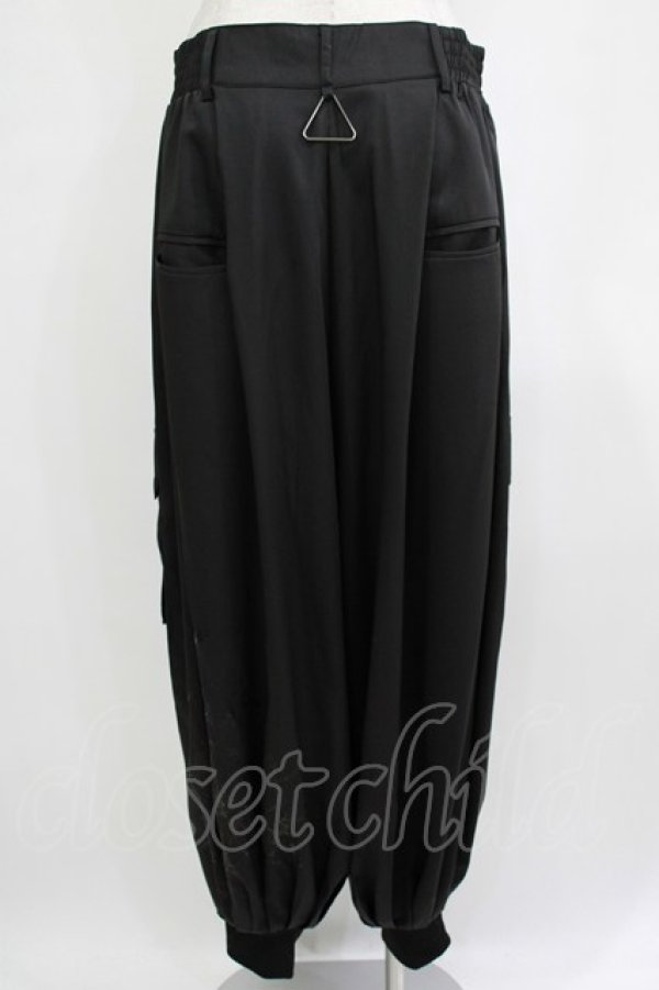 画像3: Ozz conte / サイドポケットパンツ  ブラック H-25-12-24-1031-OO-PA-KB-ZH (3)