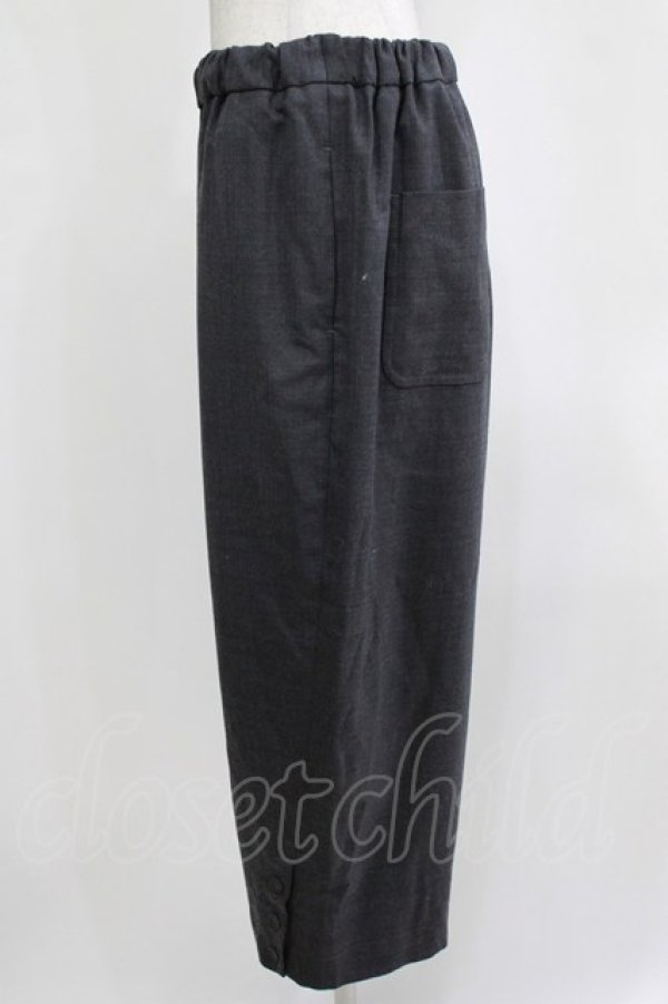 画像2: Jane Marple Dans Le Salon / ウールギャザーパンツ  グレー H-25-12-24-1032-JM-PA-KB-ZH (2)