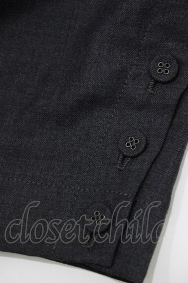 画像4: Jane Marple Dans Le Salon / ウールギャザーパンツ  グレー H-25-12-24-1032-JM-PA-KB-ZH (4)