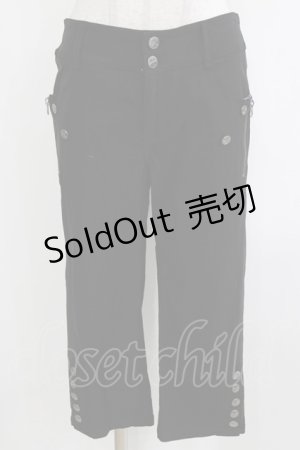 画像: Ozz Croce / 刺繍ポケットパンツ  ブラック H-25-12-24-1033-OO-PA-KB-ZH