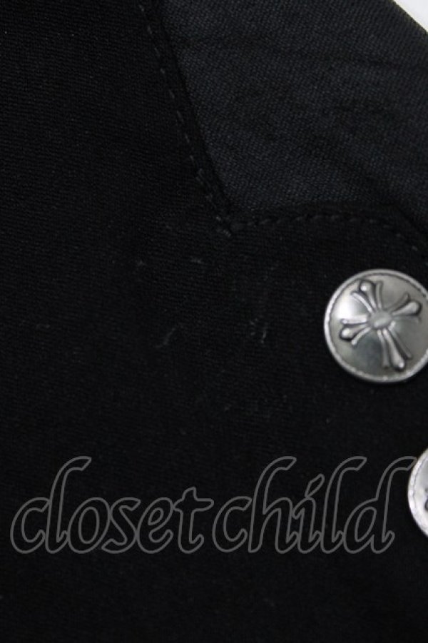 画像5: Ozz Croce / 刺繍ポケットパンツ  ブラック H-25-12-24-1033-OO-PA-KB-ZH (5)