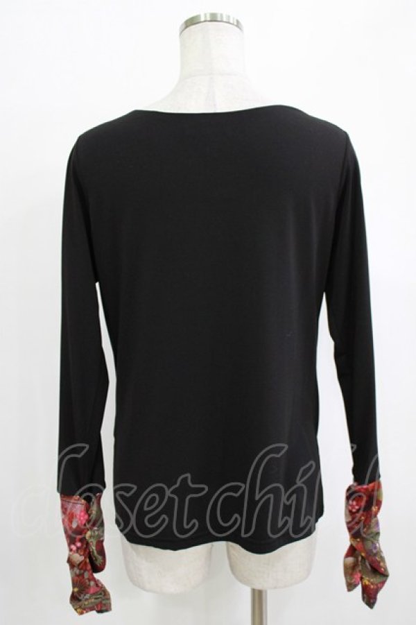 画像3: Qutie Frash / クロスインナートップス  黒×赤 H-25-12-24-1040-QU-TO-KB-ZH (3)