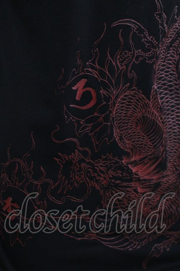 画像4: Qutie Frash / クロスインナートップス  黒×赤 H-25-12-24-1040-QU-TO-KB-ZH (4)