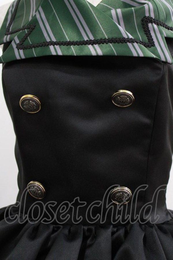 画像5: ATELIER PIERROT / ハリー・ポッタースリザリンベストワンピース  スリザリン(グリーン) H-25-12-24-1003-EL-OP-KB-ZH (5)