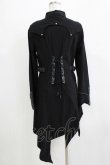画像3: Ozz Croce / 刺繍イレギュラーロングシャツ  ブラック H-25-12-24-1047-OO-BL-KB-ZH (3)