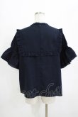 画像3: merry jenny / セーラー切替フリルブラウス F ネイビー H-25-12-24-1048-LO-BL-KB-ZH (3)