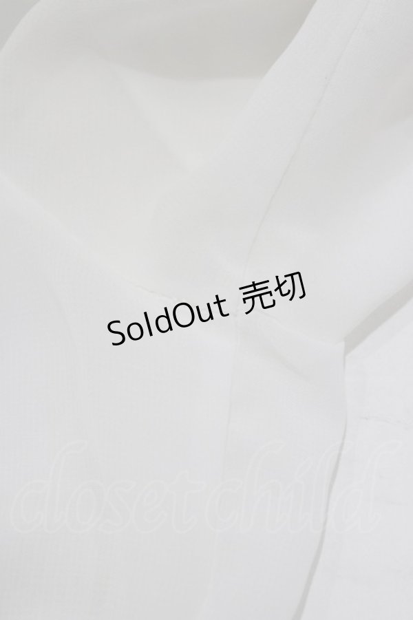 画像4: PUTUMAYO / ジョーゼットボウカラーブラウス  白 H-25-12-24-1049-PT-BL-KB-ZH (4)