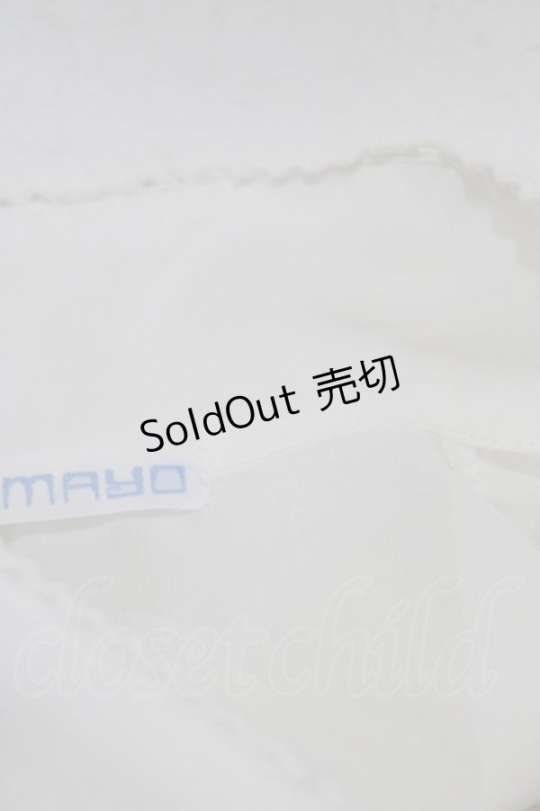 画像5: PUTUMAYO / ジョーゼットボウカラーブラウス  白 H-25-12-24-1049-PT-BL-KB-ZH (5)