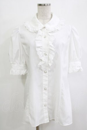 画像: MIHO MATSUDA / ブラウス・リロゼ半袖 L  H-25-12-24-1051-GO-BL-KB-ZH