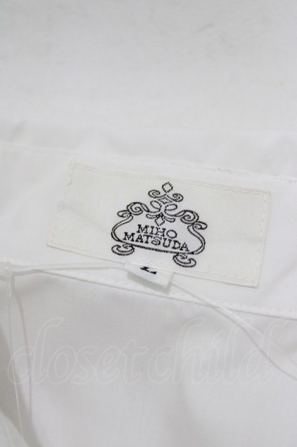 画像5: MIHO MATSUDA / ブラウス・リロゼ半袖 L  H-25-12-24-1051-GO-BL-KB-ZH (5)