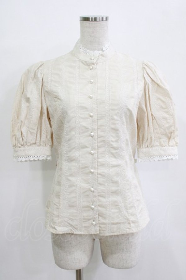 画像1: Sheglit / "Lierre"パフブラウス M ベージュ H-25-12-24-1052-EL-BL-KB-ZH (1)