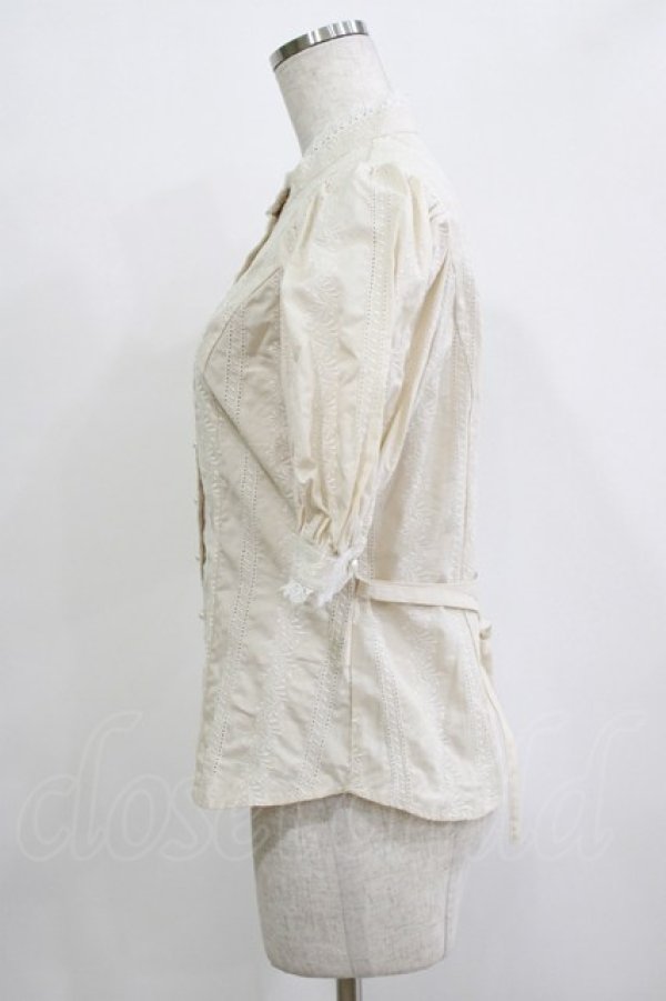 画像2: Sheglit / "Lierre"パフブラウス M ベージュ H-25-12-24-1052-EL-BL-KB-ZH (2)