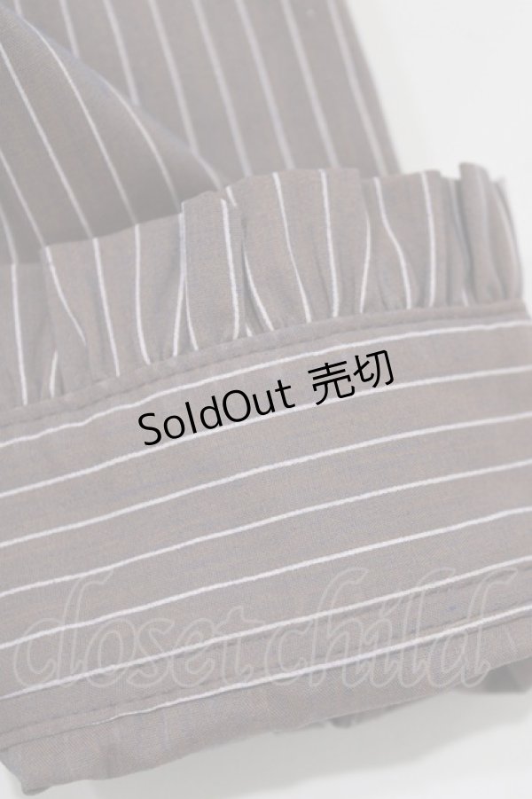 画像5: Sheglit / ストライプレースブラウス Ｍ オールドローズ H-25-12-24-1053-EL-BL-KB-ZH (5)