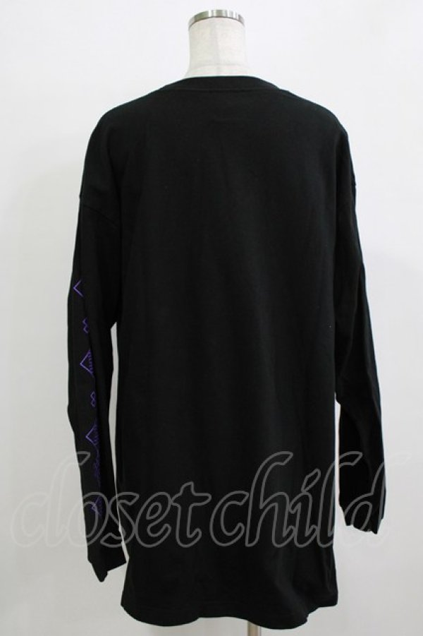 画像3: LISTEN FLAVOR / タイガードラゴンチャイナロンT  ブラック×ピンクドラゴン H-25-12-24-1060-PU-TO-KB-ZH (3)