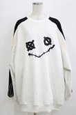 画像1: NieR Clothing / プリントSWEAT   グレー×ブラック H-25-12-24-1062-PU-TO-KB-ZH (1)