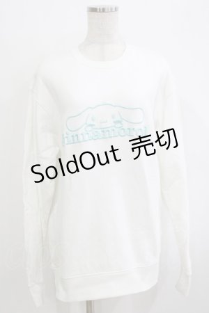 画像: merry jenny / Cinnamorollトレーナー  オフホワイト H-25-12-24-1063-LO-TO-KB-ZH