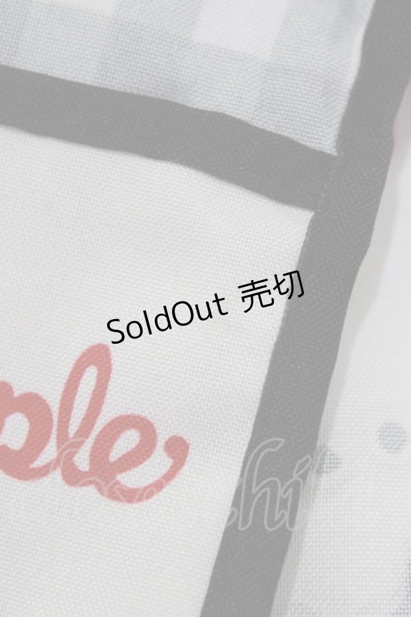 画像3: Shirley Temple / チェリーギンガム柄エコバッグ L ブラック H-25-12-24-1066-ET-BG-KB-ZH (3)