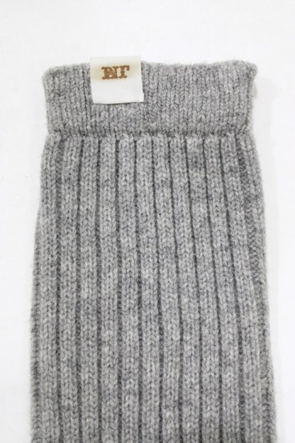 画像2: Jane Marple / ニットアームウォーマー  グレー H-25-12-24-1071-JM-ZA-KB-ZH (2)