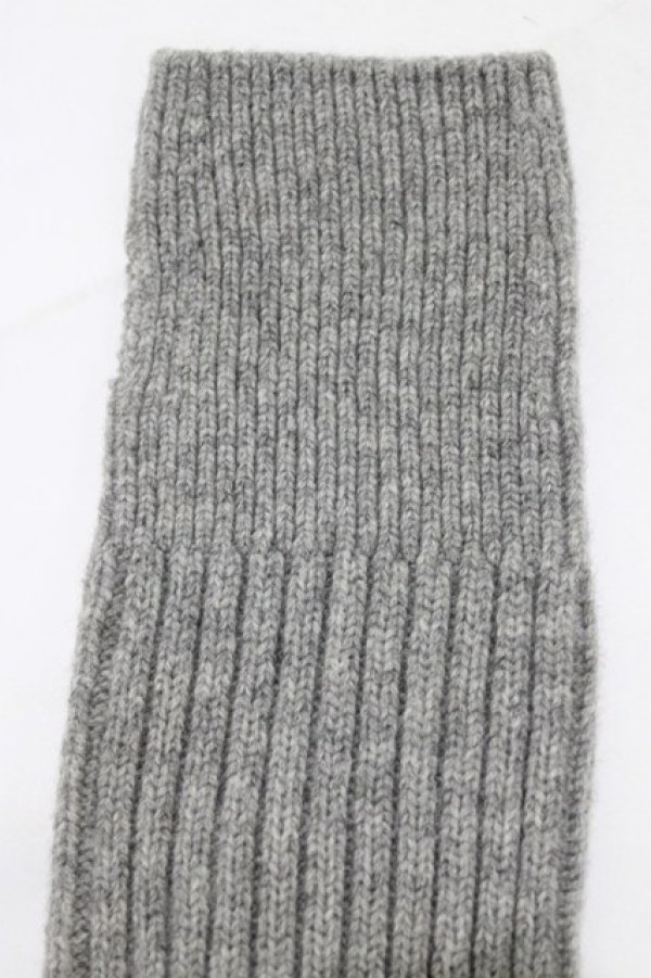 画像3: Jane Marple / ニットアームウォーマー  グレー H-25-12-24-1071-JM-ZA-KB-ZH (3)