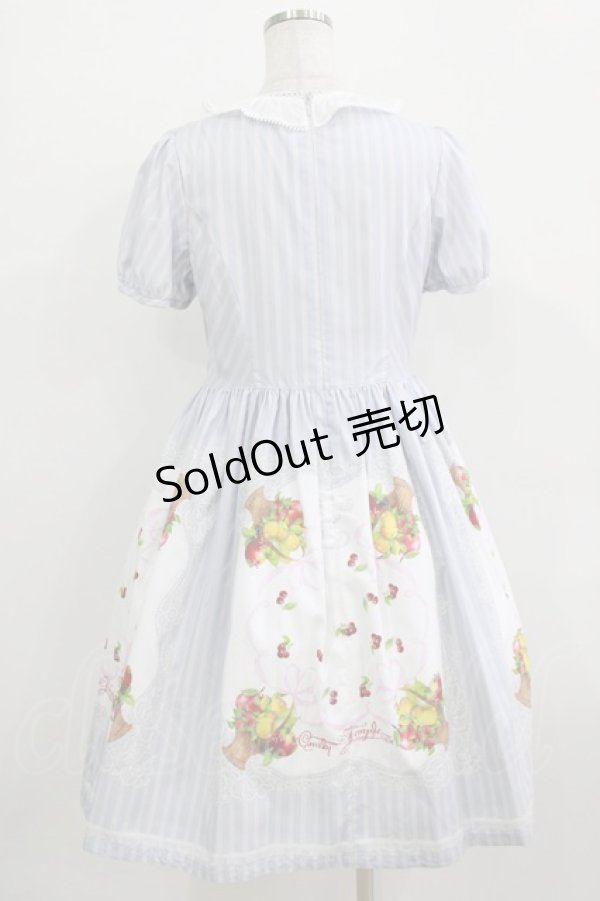 画像3: Emily Temple cute / Fruitバスケットワンピース  サックス H-25-12-24-1007-ET-OP-KB-ZT246 (3)