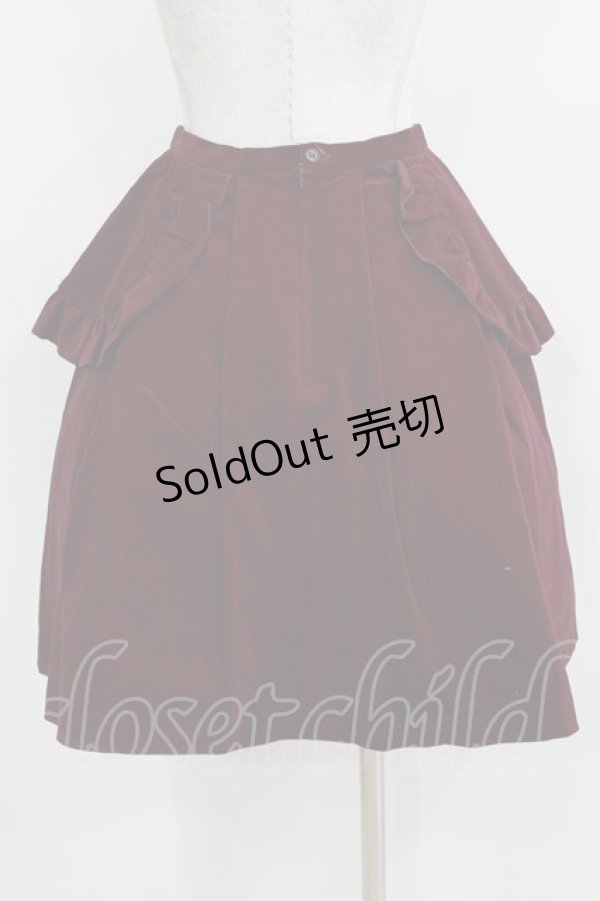 画像6: BPN / 別珍フリルジャケット＆スカート  ワイン H-25-12-24-1008-GO-JA-KB-ZH (6)