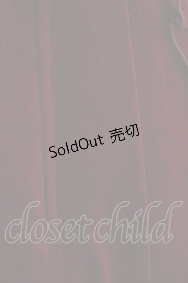 画像7: BPN / 別珍フリルジャケット＆スカート  ワイン H-25-12-24-1008-GO-JA-KB-ZH (7)