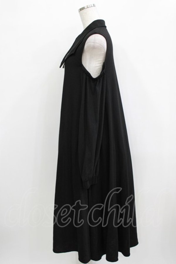 画像2: SEX POT ReVeNGe / 肩開きシャツワンピ M 黒 H-25-12-24-1012-SP-OP-KB-ZH (2)