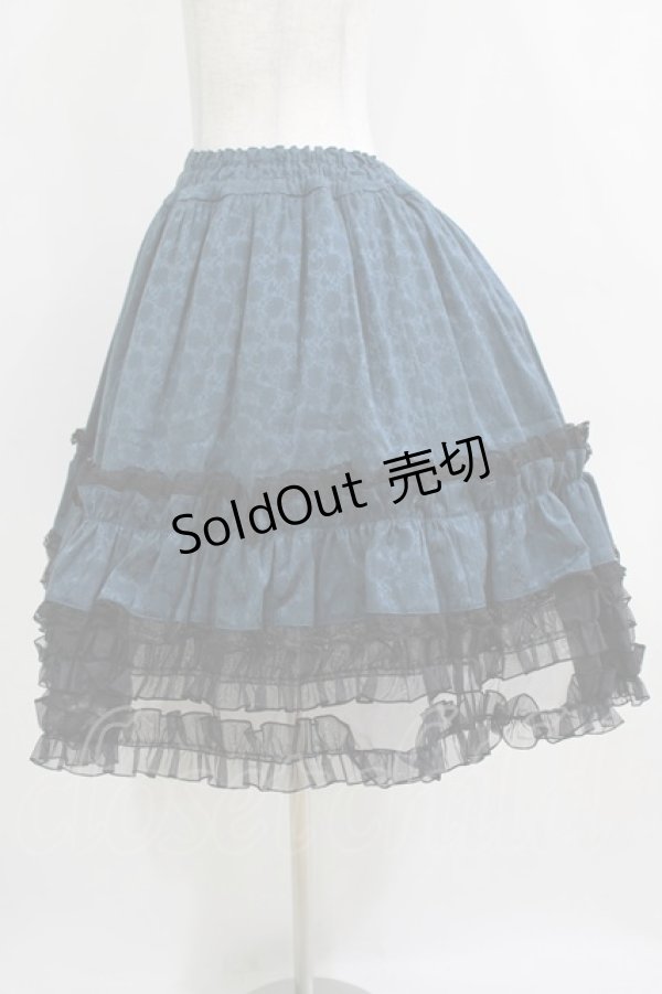 画像7: MARBLE / ジャガード姫袖ブラウス＆スカート  ターコイズ H-25-12-24-1001-GO-OP-KB-ZH (7)