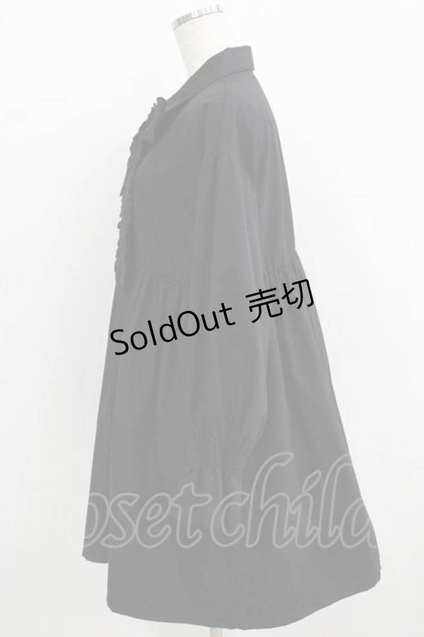 画像2: merry jenny / タイリボンミニワンピース F ブラック H-25-12-24-1014-LO-OP-KB-ZH (2)