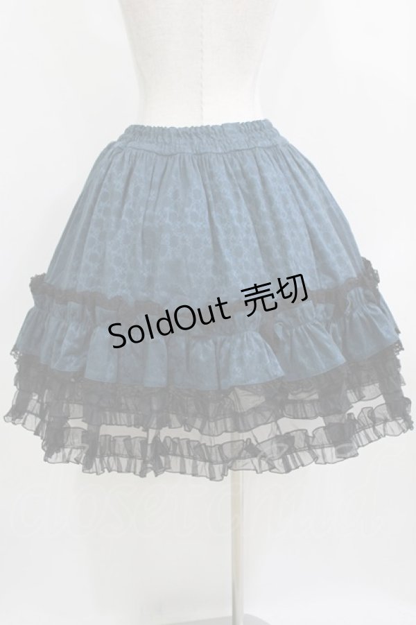 画像8: MARBLE / ジャガード姫袖ブラウス＆スカート  ターコイズ H-25-12-24-1001-GO-OP-KB-ZH (8)