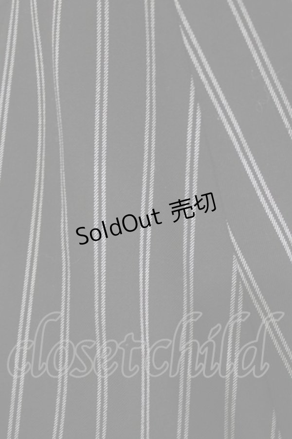 画像4: Sheglit / ストライプバッスルスカート M 黒 H-25-12-24-1015-EL-SK-KB-ZH (4)