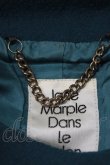 画像5: Jane Marple Dans Le Salon / ブラッシュドメルトンのケープジャケット  ピーコックブルー H-25-12-24-1017-JM-JA-KB-ZH (5)