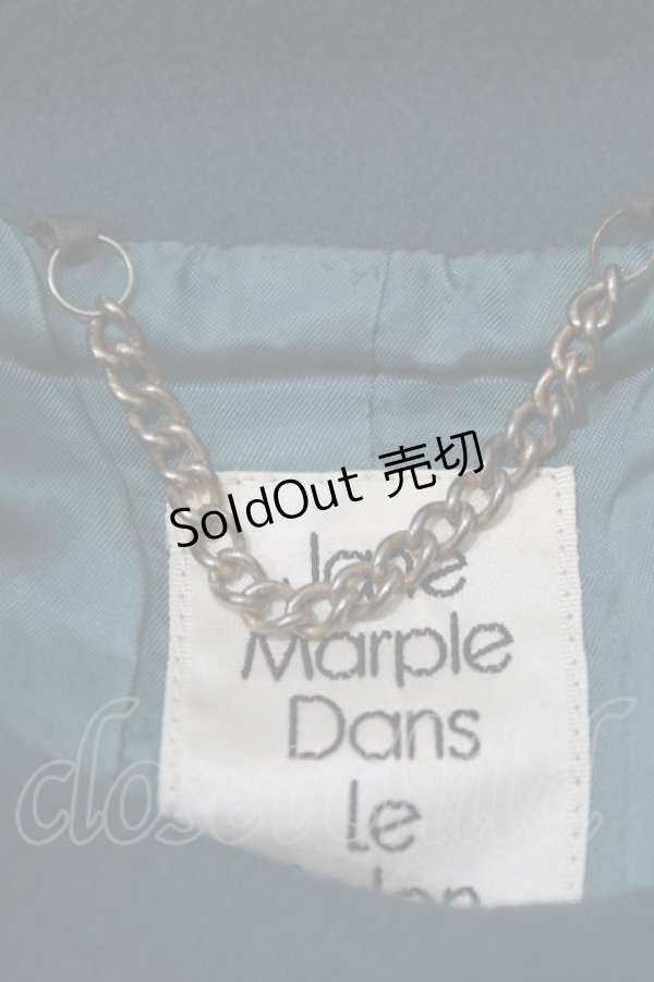 画像5: Jane Marple Dans Le Salon / ブラッシュドメルトンのケープジャケット  ピーコックブルー H-25-12-24-1017-JM-JA-KB-ZH (5)