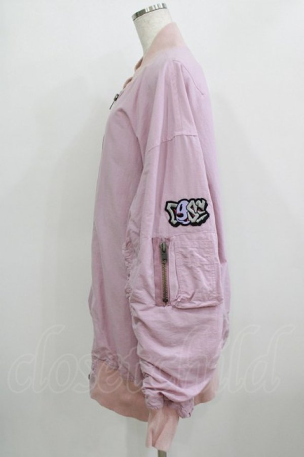 画像2: LAND by MILK BOY / LAND MA-1  ラベンダー H-25-12-24-1018-MB-JA-KB-ZH (2)