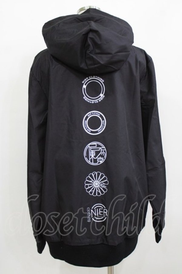 画像3: NieR Clothing / ブルゾンパーカー  ブラック H-25-12-24-1019-PU-TO-KB-ZH (3)